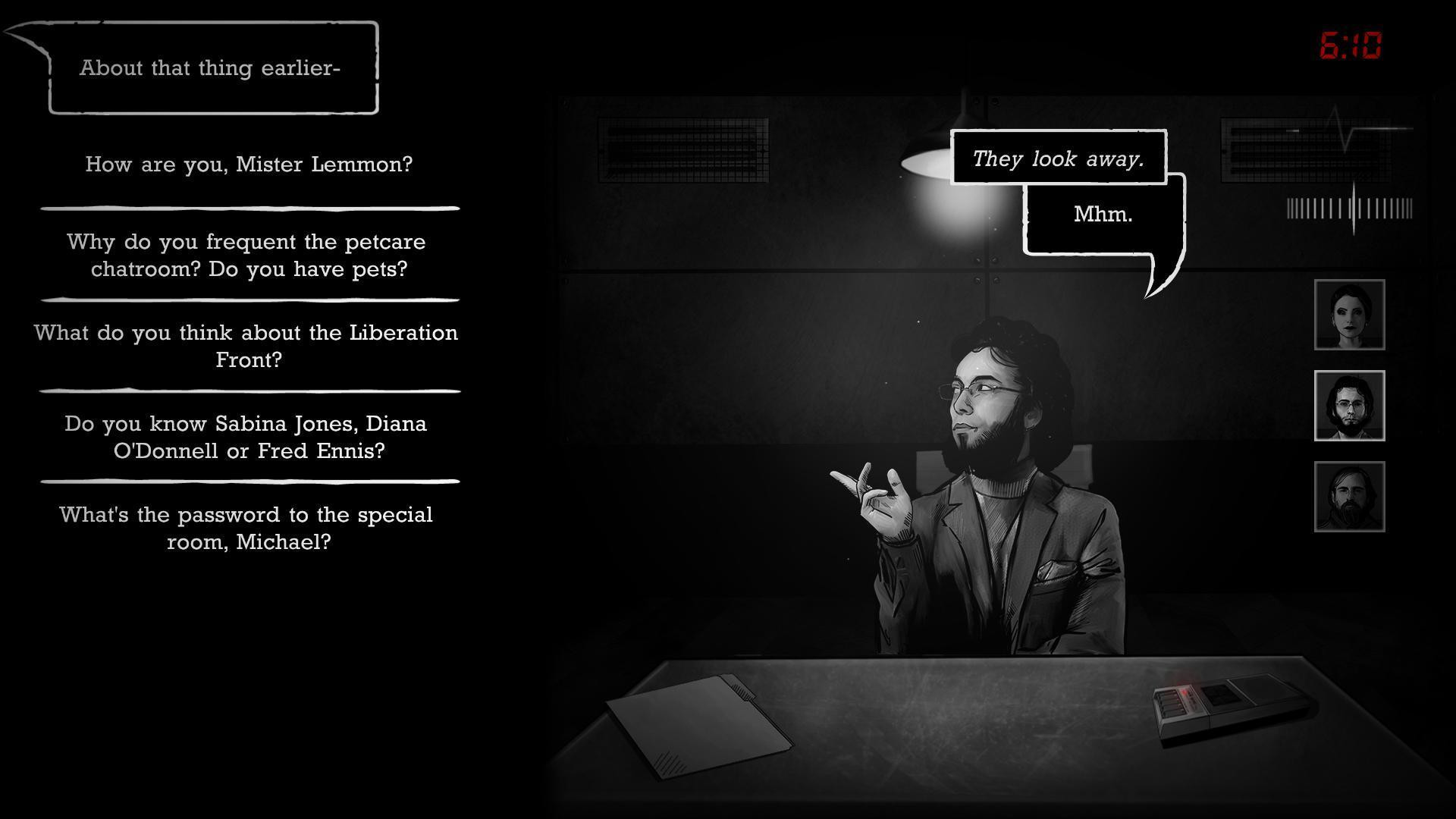 Interrogation: You will be deceived - кадр 12