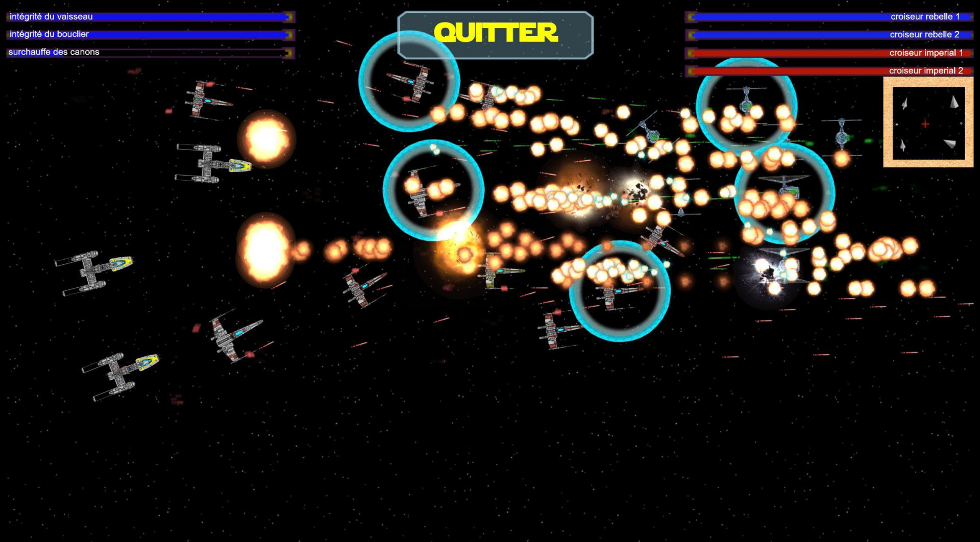 Star wars spaceship fight (itch) - кадр 4