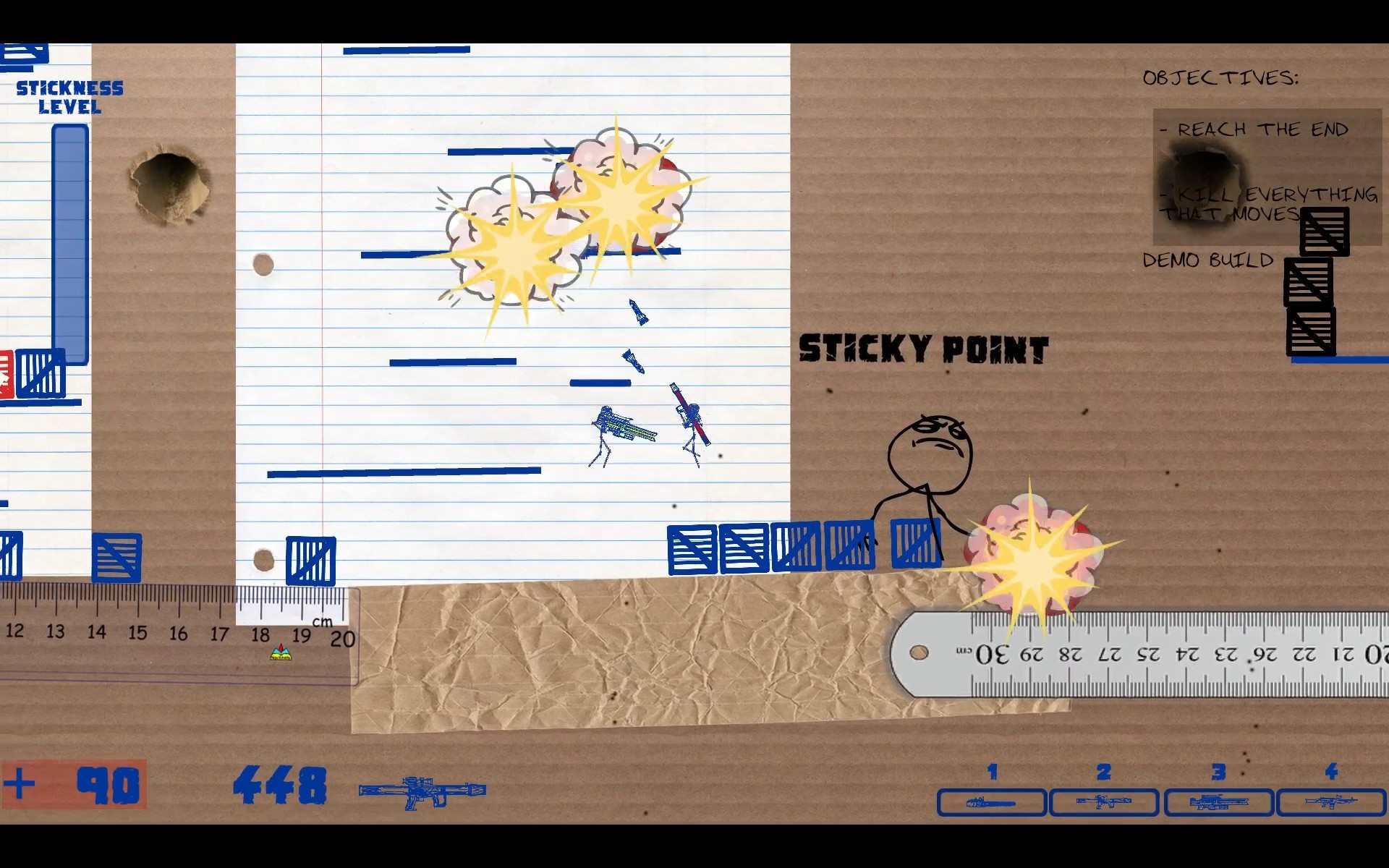 Serious Stickness - Stickman 2D Shooter (itch) - кадр 4