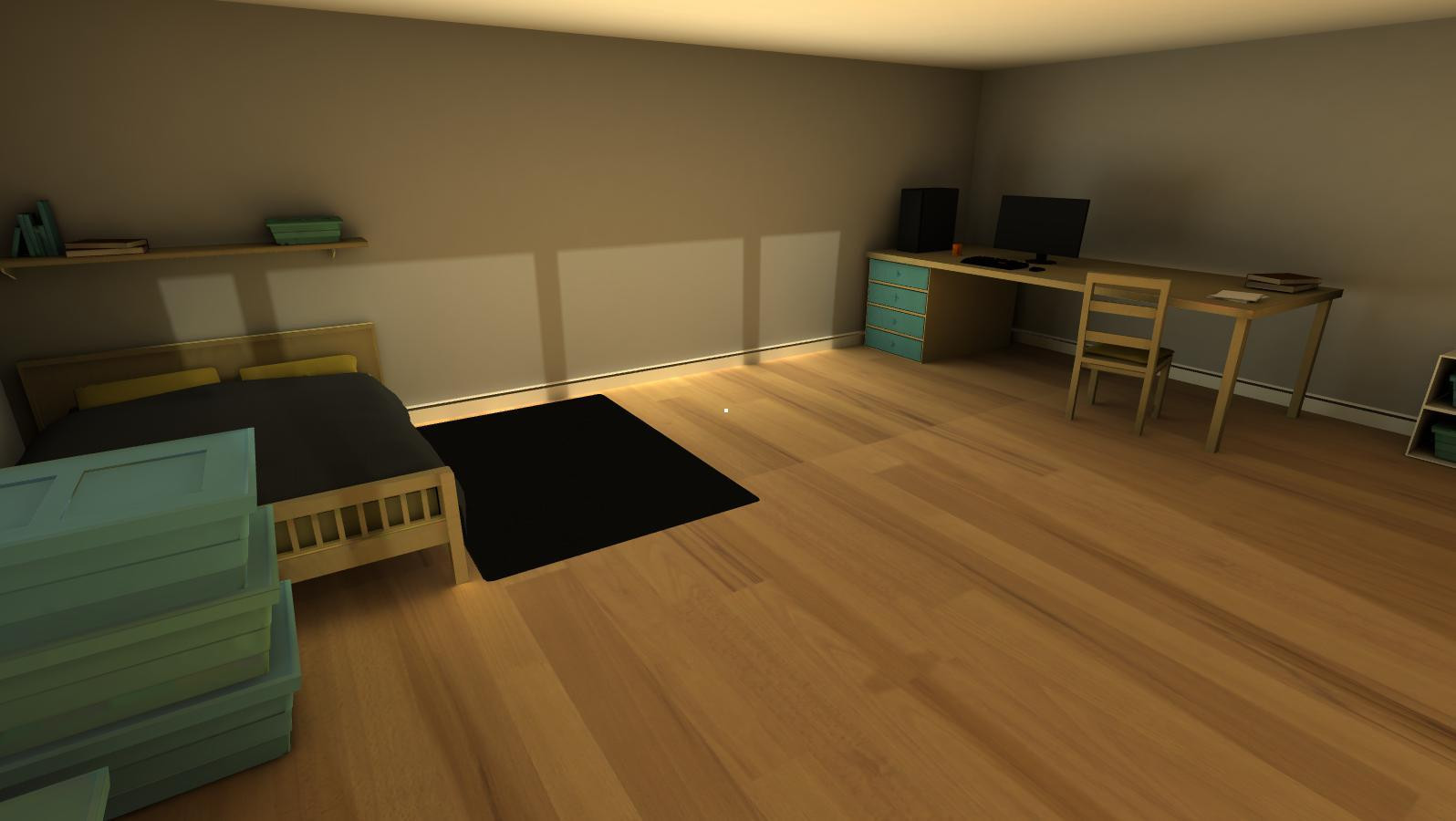 Bedroom Modelling Project (itch) - кадр 3