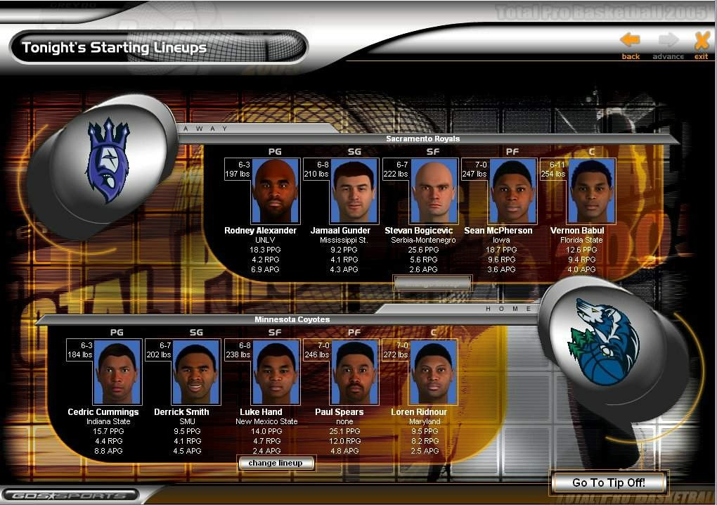 Total Pro Basketball 2005 - кадр 11