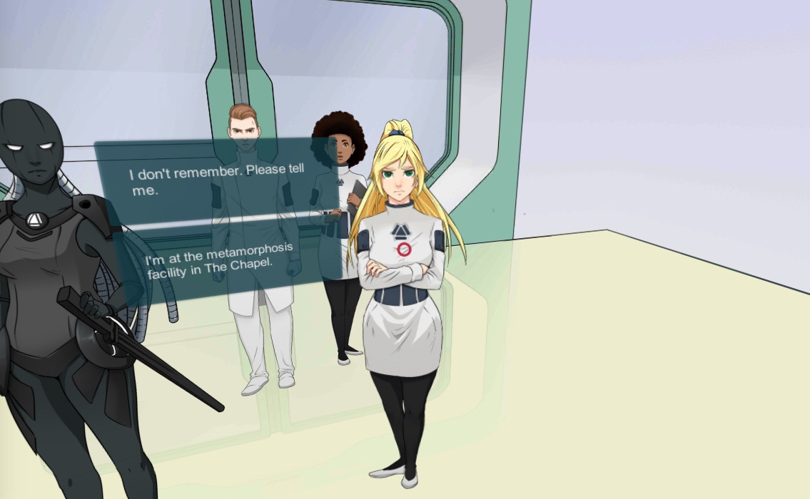 Angels & Demigods - SciFi VR Visual Novel - кадр 8