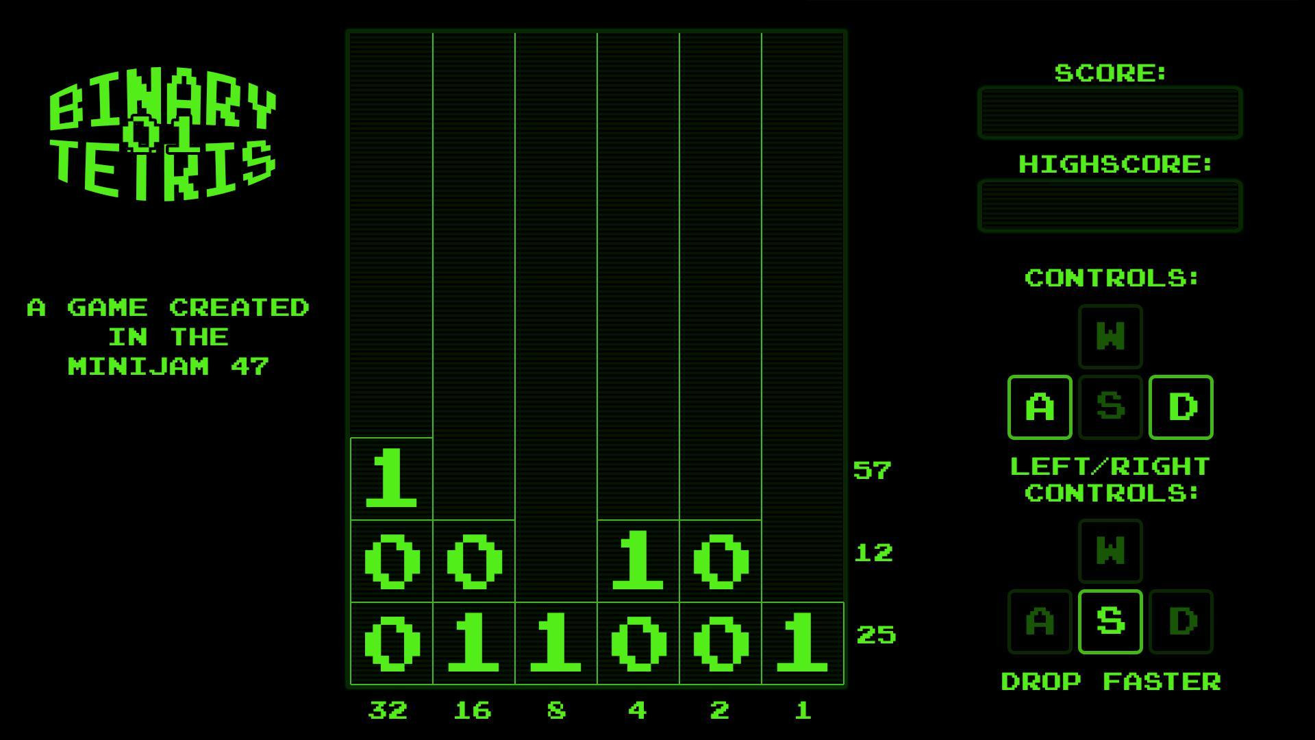 Binary Tetris (itch) - кадр 1