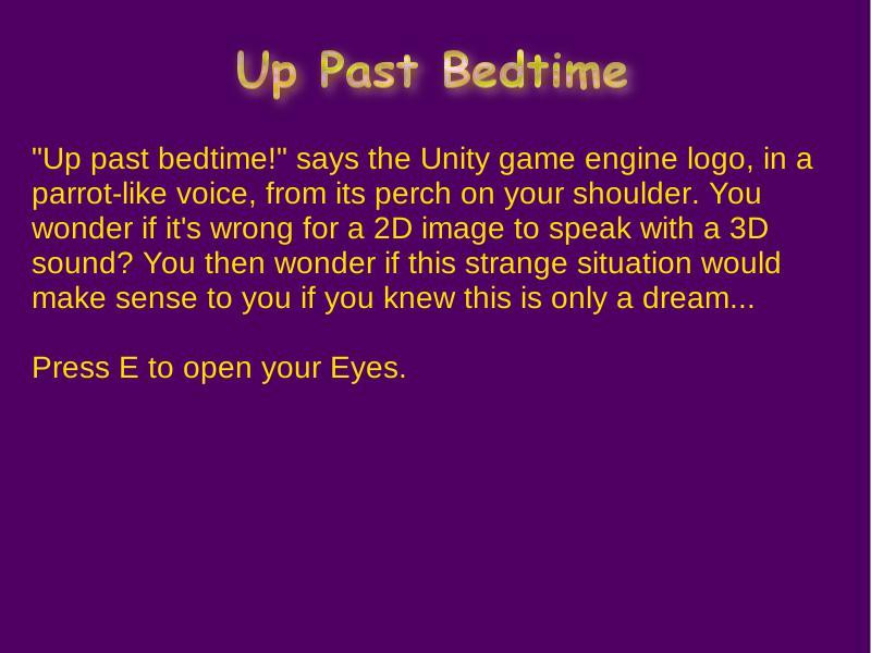 Up Past Bedtime (A Unity Development Adventure) (itch) - кадр 1