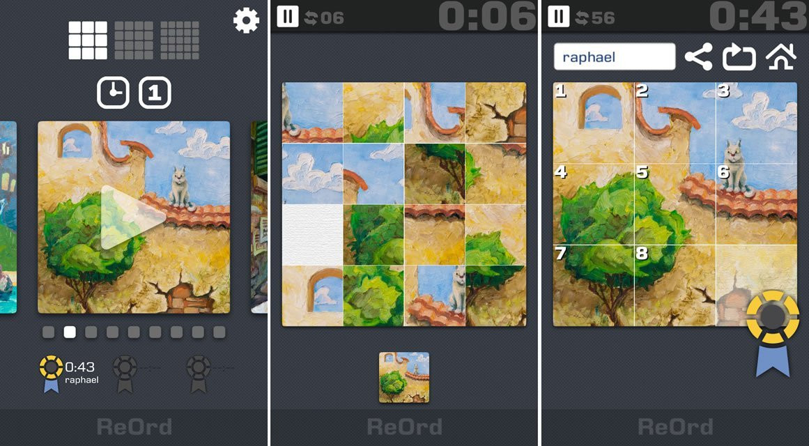 ReOrd - Slide Puzzle (itch) - кадр 1