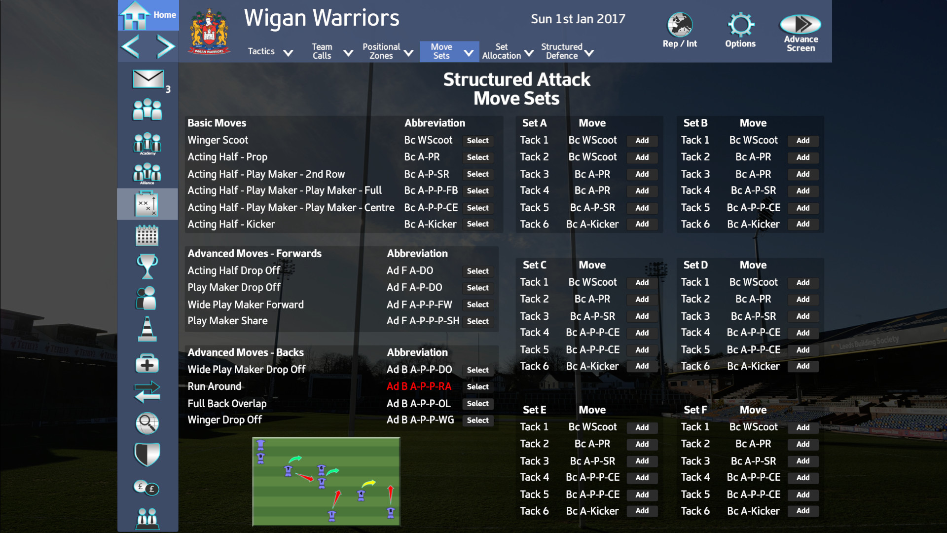 Rugby League Team Manager 2018 - кадр 14