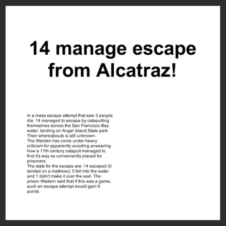 Escape from Alcatraz (itch) - кадр 4