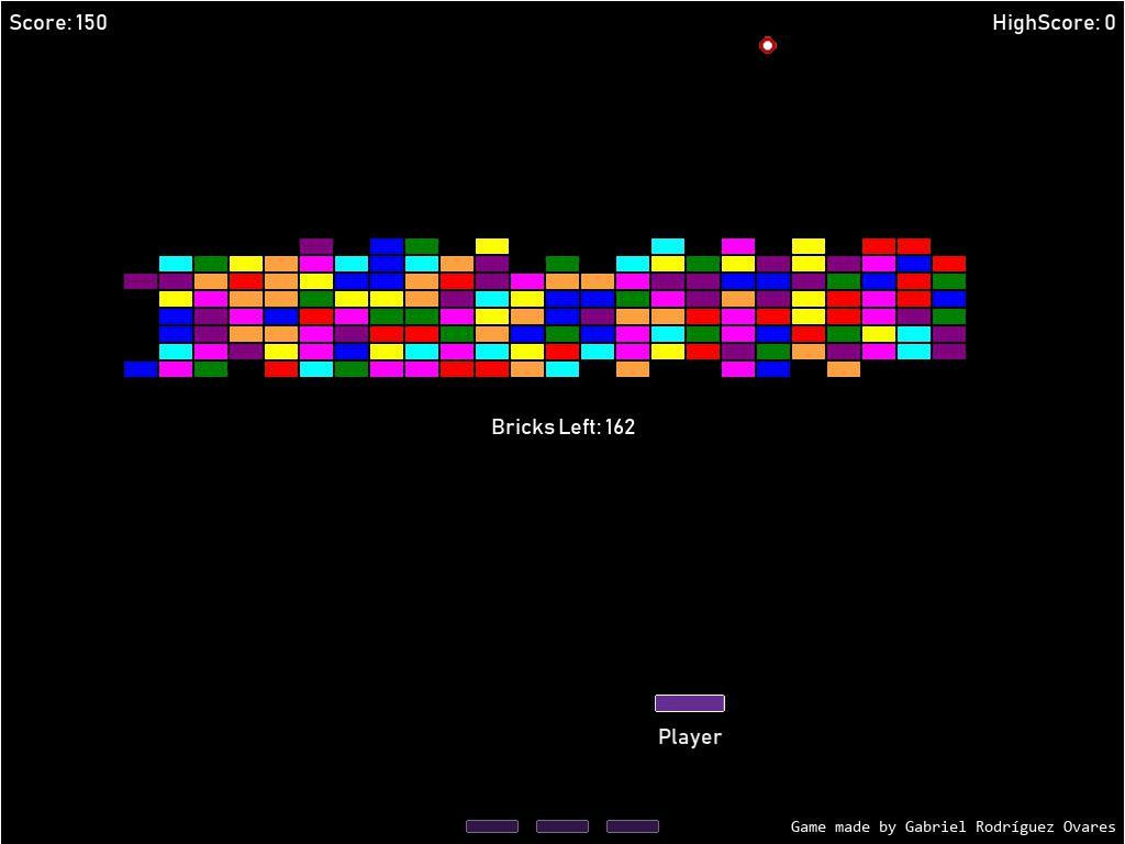 Atari Breakout remastered by GH Games (itch) - кадр 3