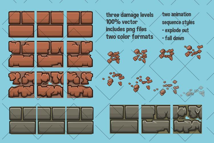 Smashable brick tiles (itch) - кадр 1