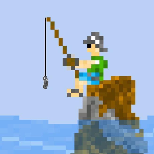 Pixel Fishing - Web/Android (itch) - кадр 1