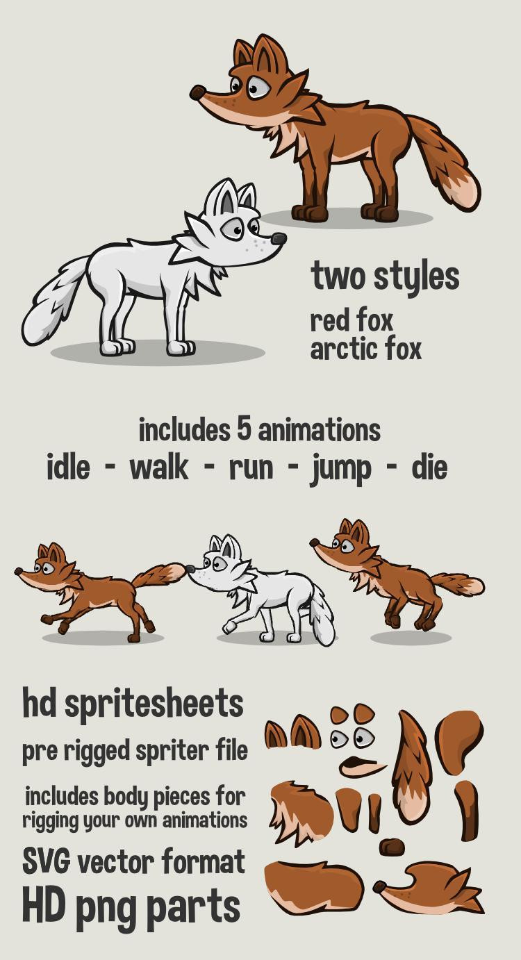 Animated fox (itch) - кадр 1