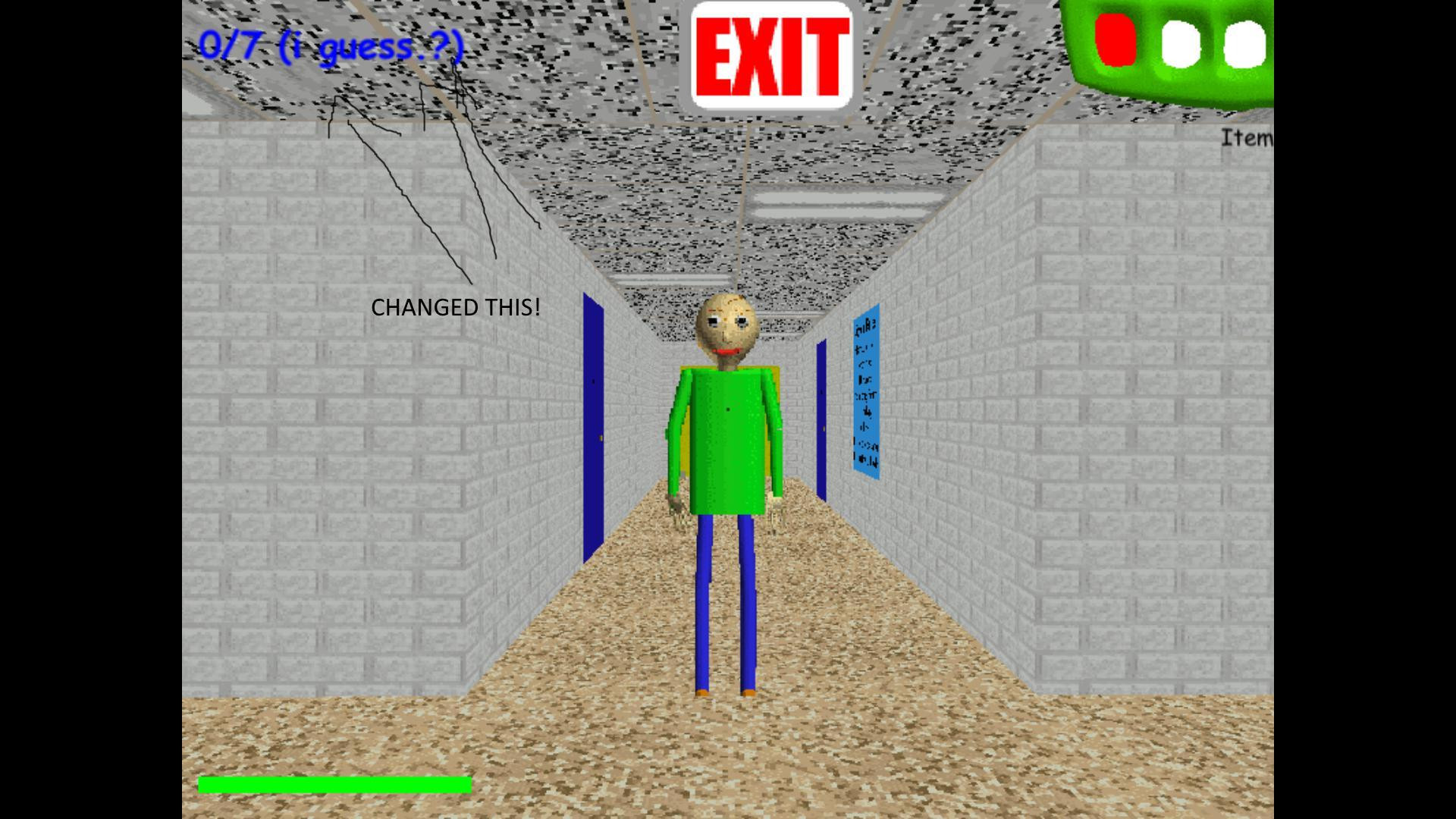 Baldi's Basics in Education and Learning (Changed more codes edition) (itch) - кадр 8
