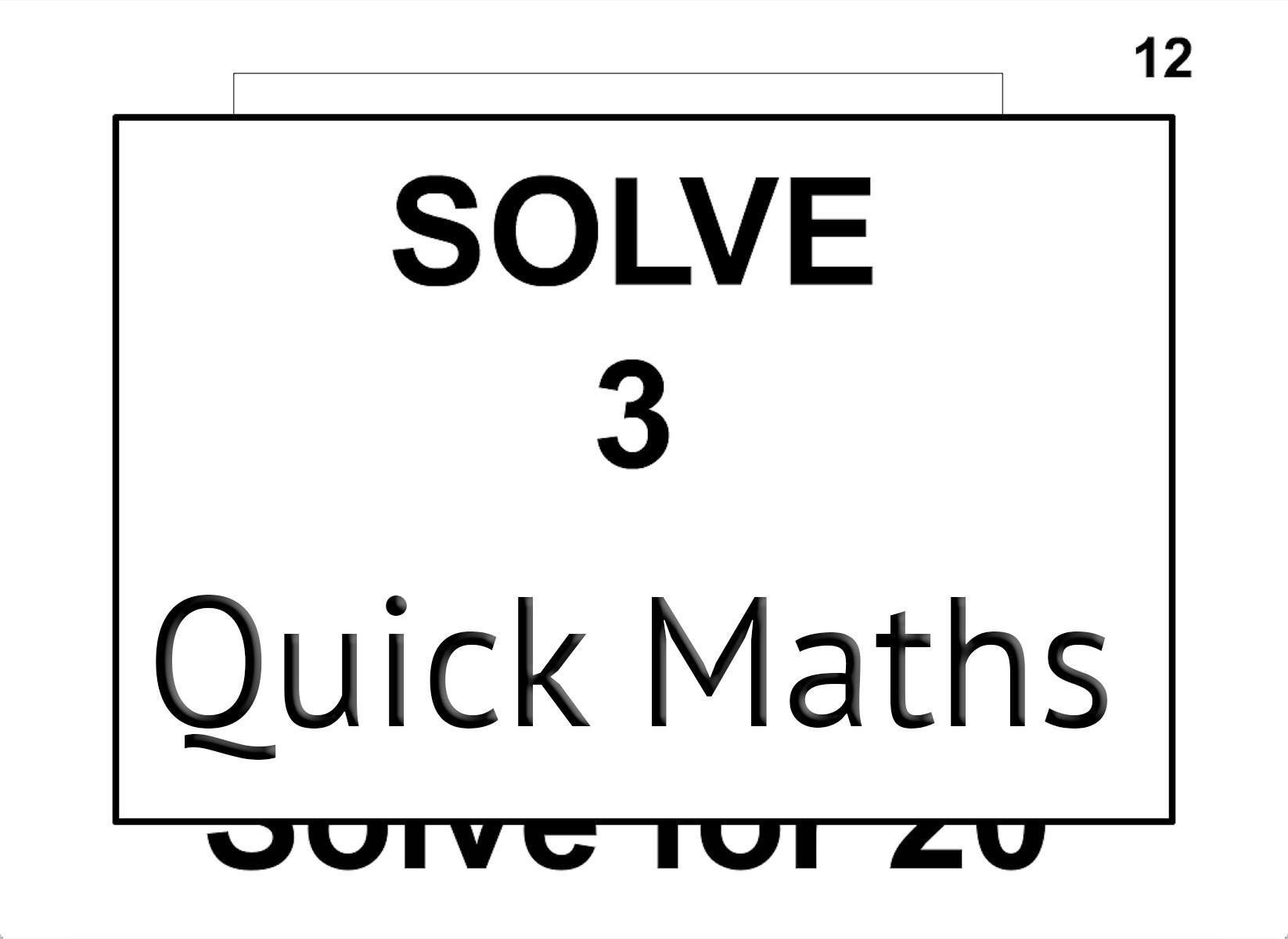 Quick Maths - 12 Second Game (itch) - кадр 1
