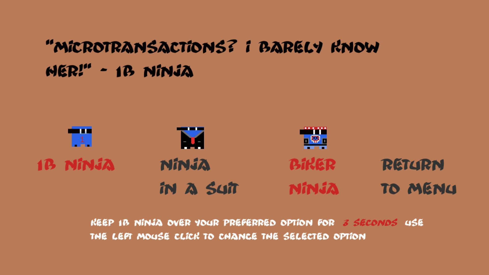 One Button Ninja in a One Trick Pony World (itch) - кадр 2