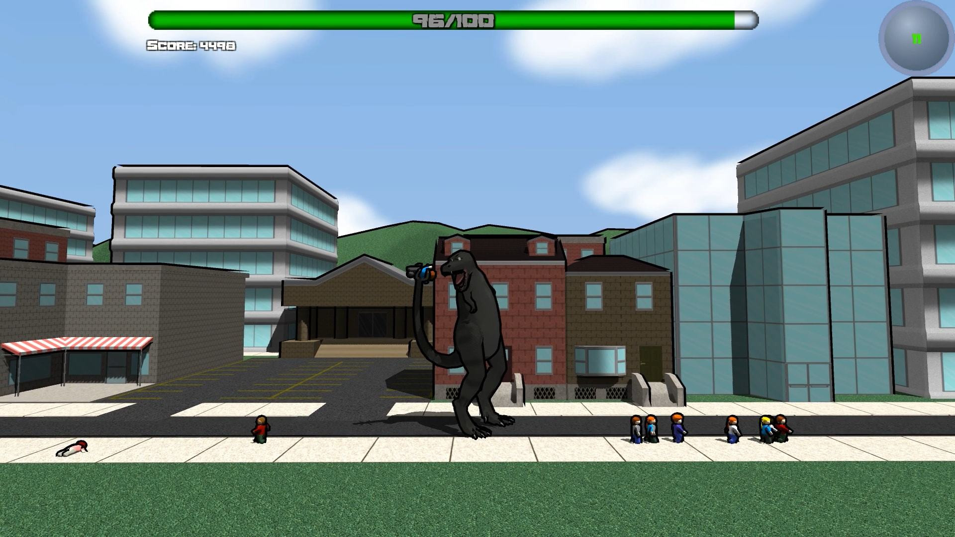 Attack of the Giant Mutant Lizard - кадр 11