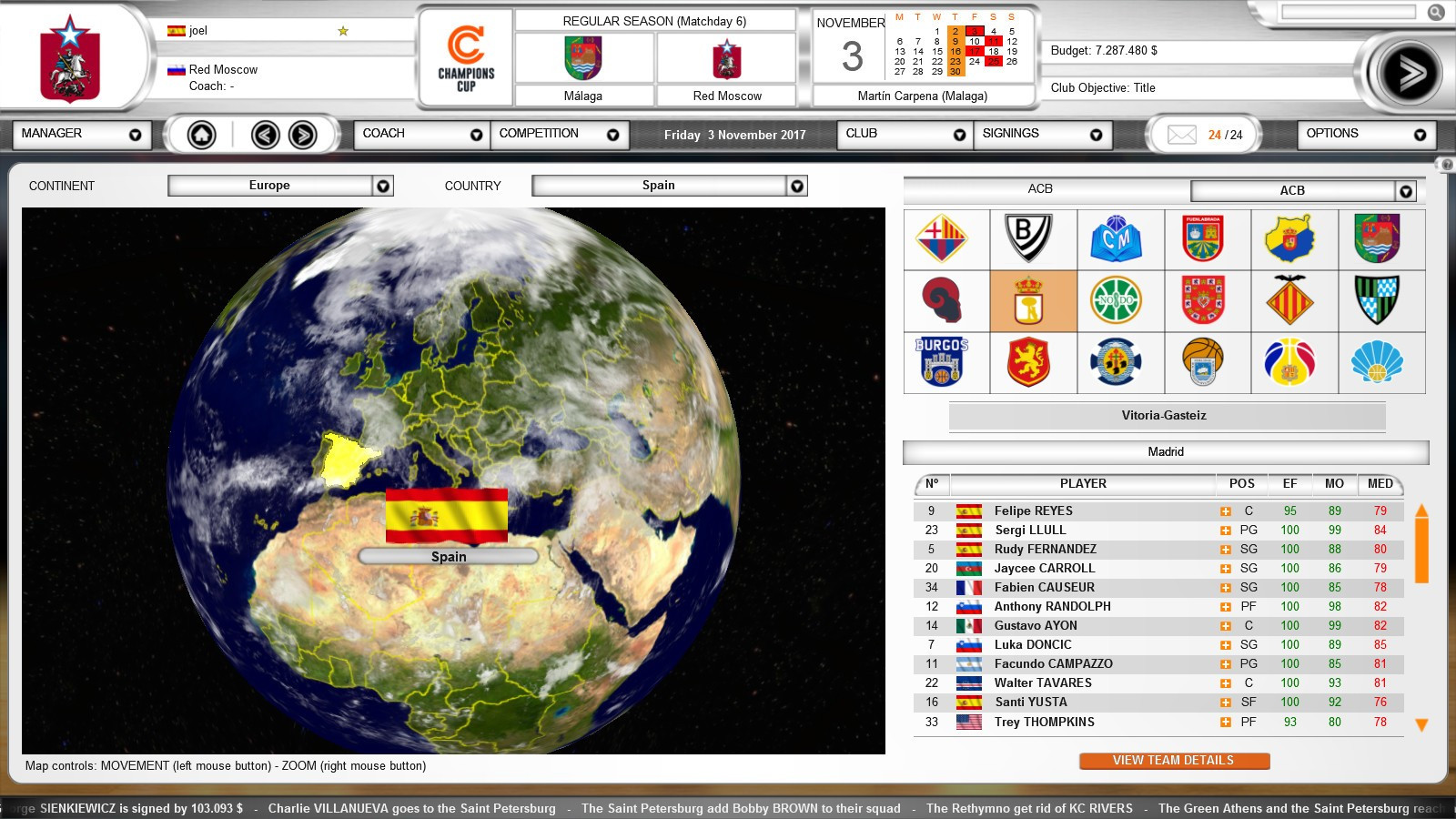 International Basketball Manager - кадр 7