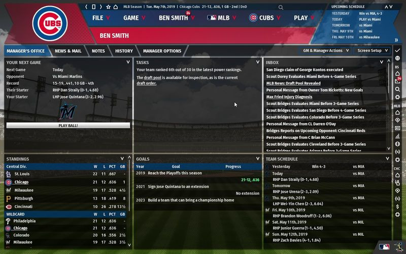 OOTP Baseball 20 - кадр 5