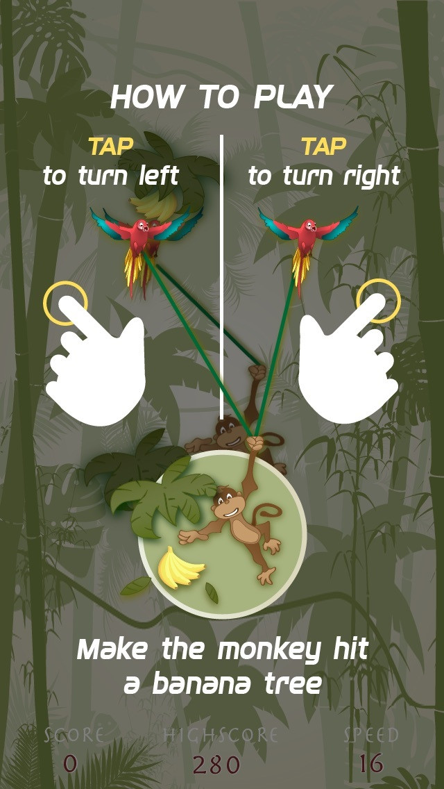 Monkey Business - Collect all banans from the trees - кадр 4