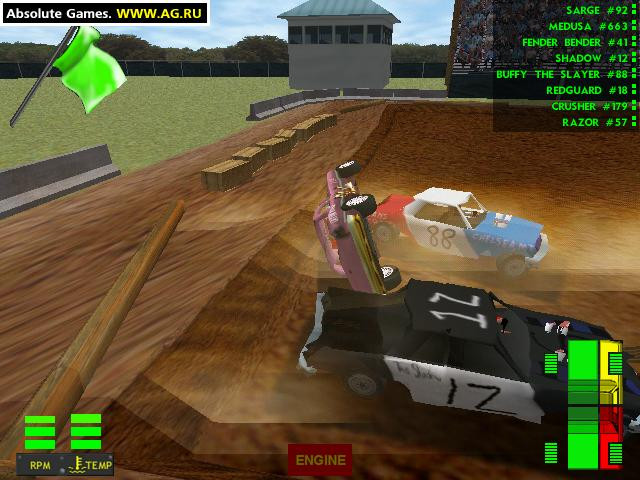 Demolition Derby & Figure 8 Race - кадр 12