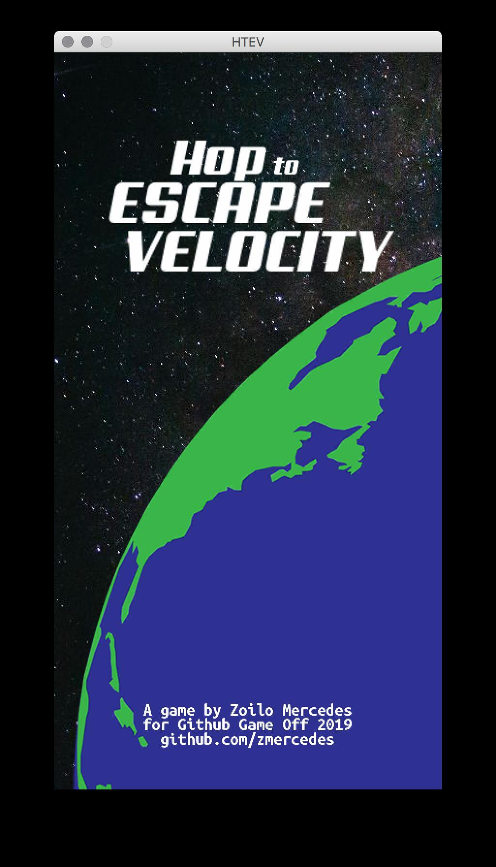 Hop to ESCAPE VELOCITY (itch) - кадр 2