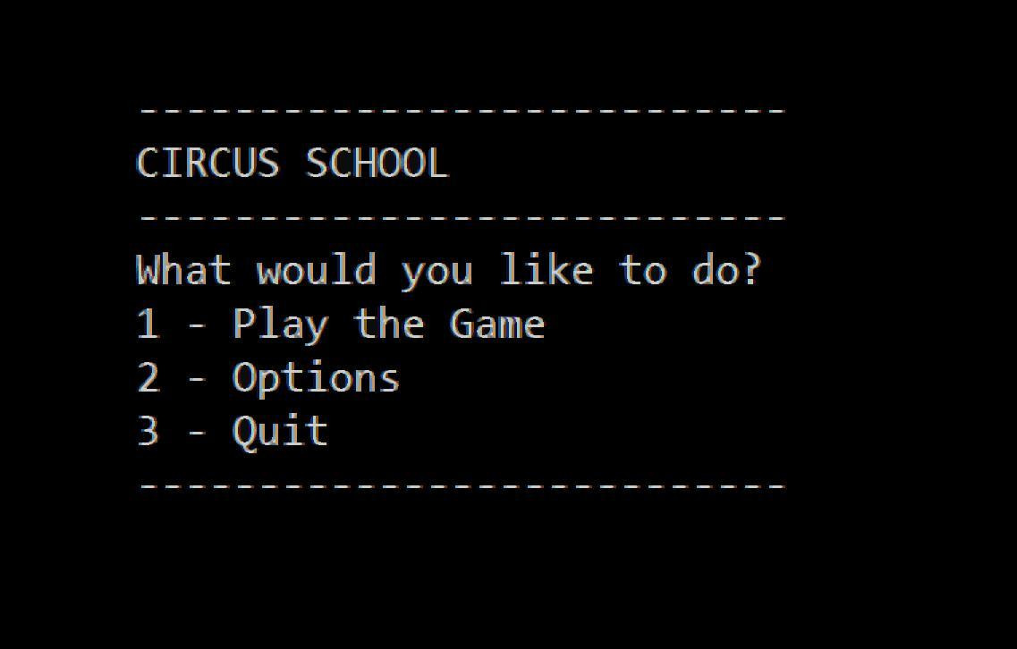 Circus School (itch) - кадр 1