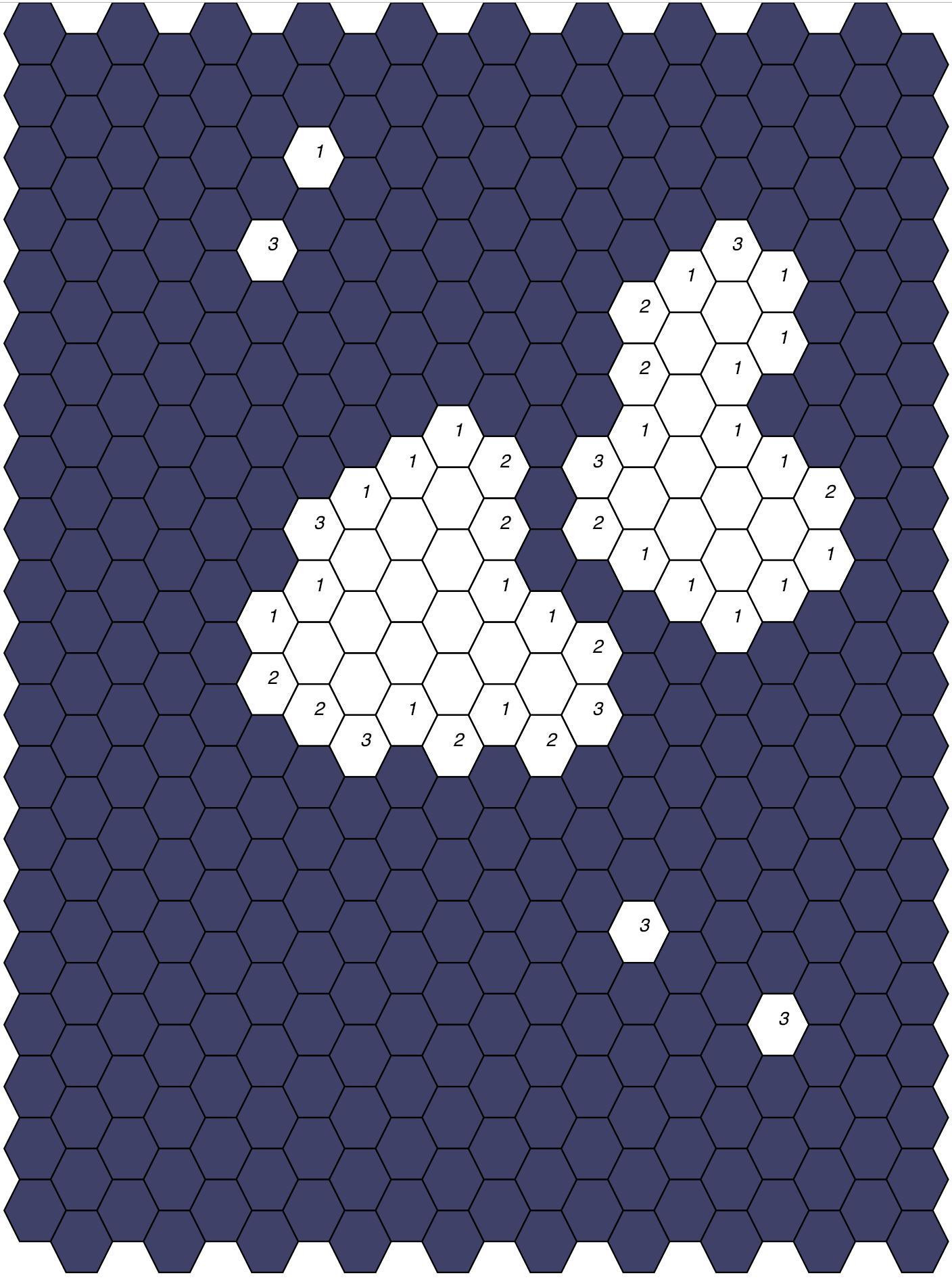 Hexagon minesweeper (itch) - кадр 1