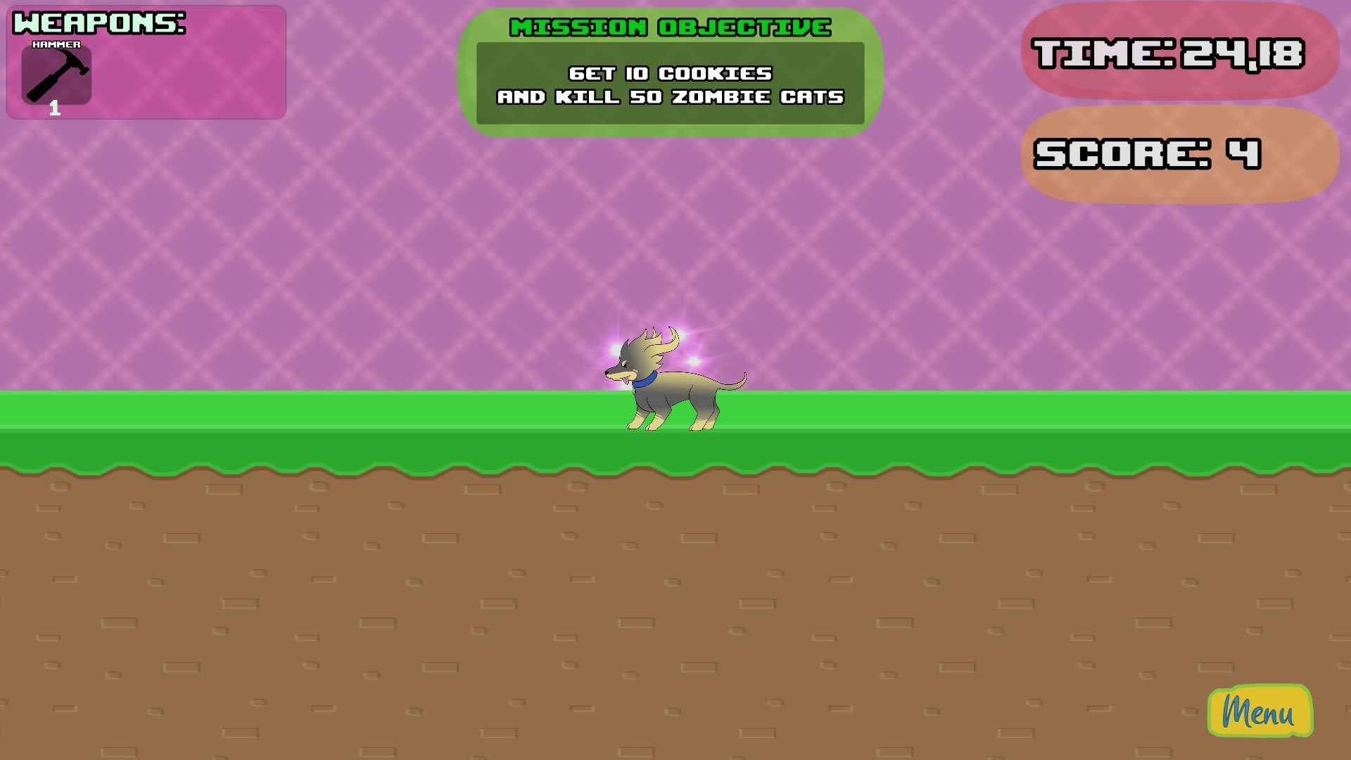 Mr. Sausage vs The Zomcats (itch) - кадр 4