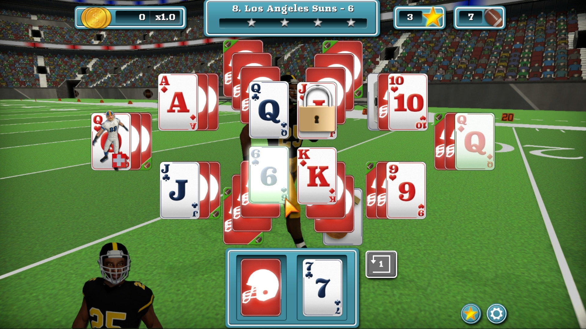 Touch Down Football Solitaire - кадр 13