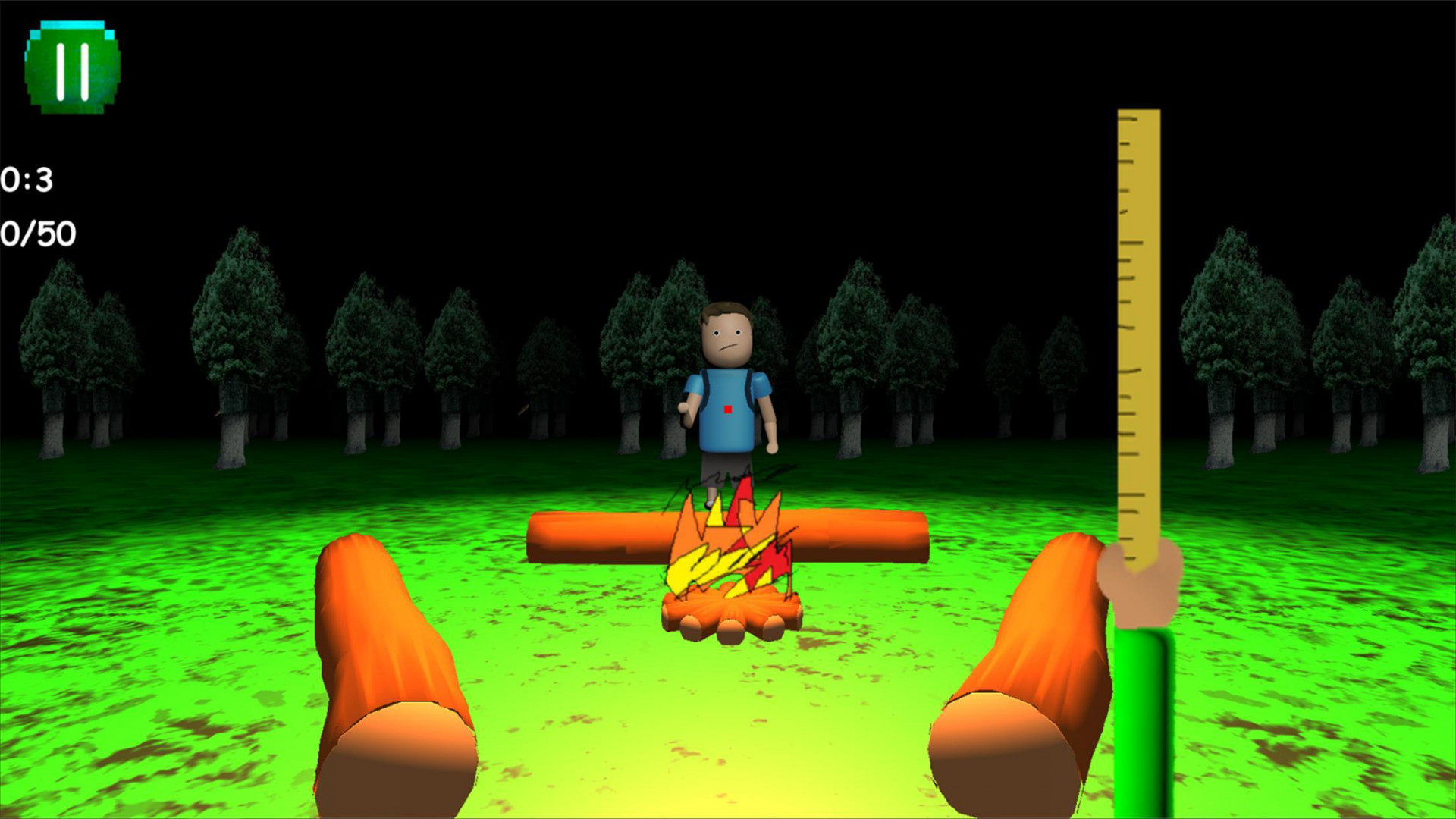Play for Angry Teacher. Camping (itch) - кадр 4
