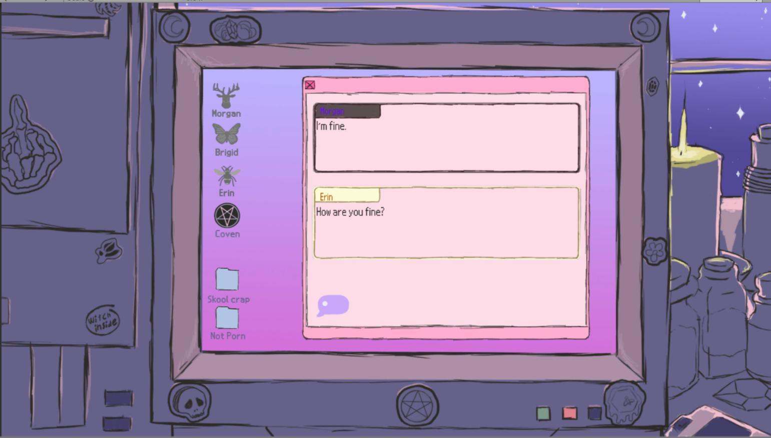 So May It Be: A Witch Dating Simulator (itch, PlanchetteGames) - кадр 5