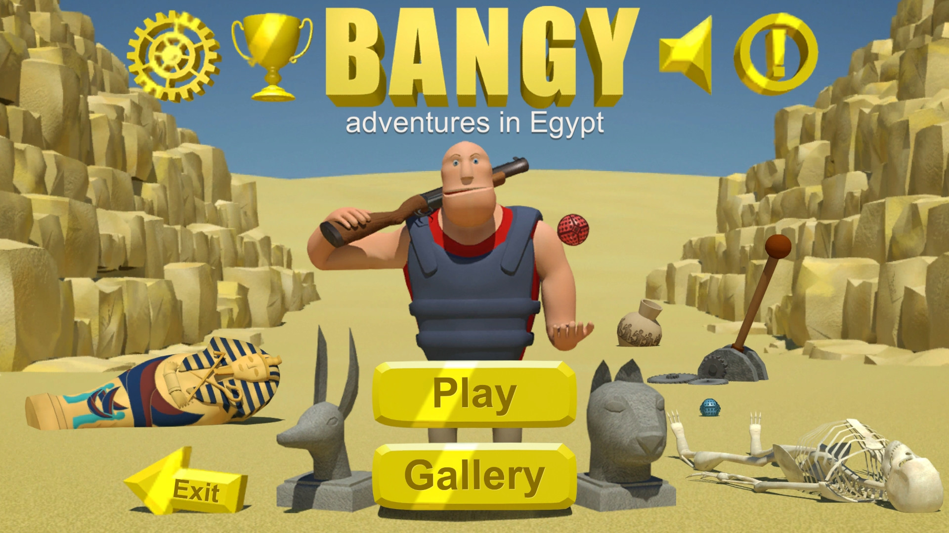 Bangy: Adventures in Egypt (itch) - кадр 5