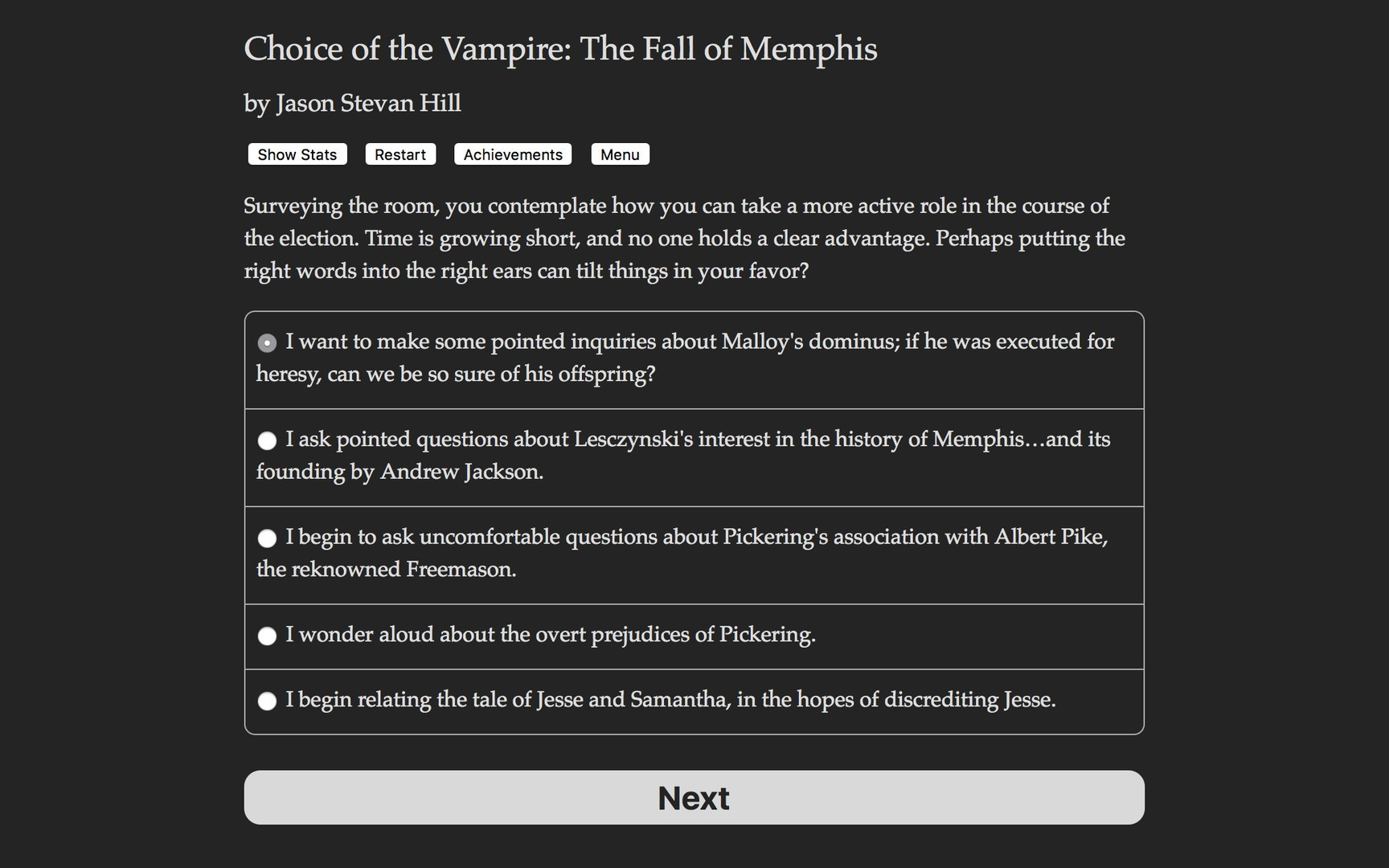 Choice of the Vampire: The Fall of Memphis - кадр 5