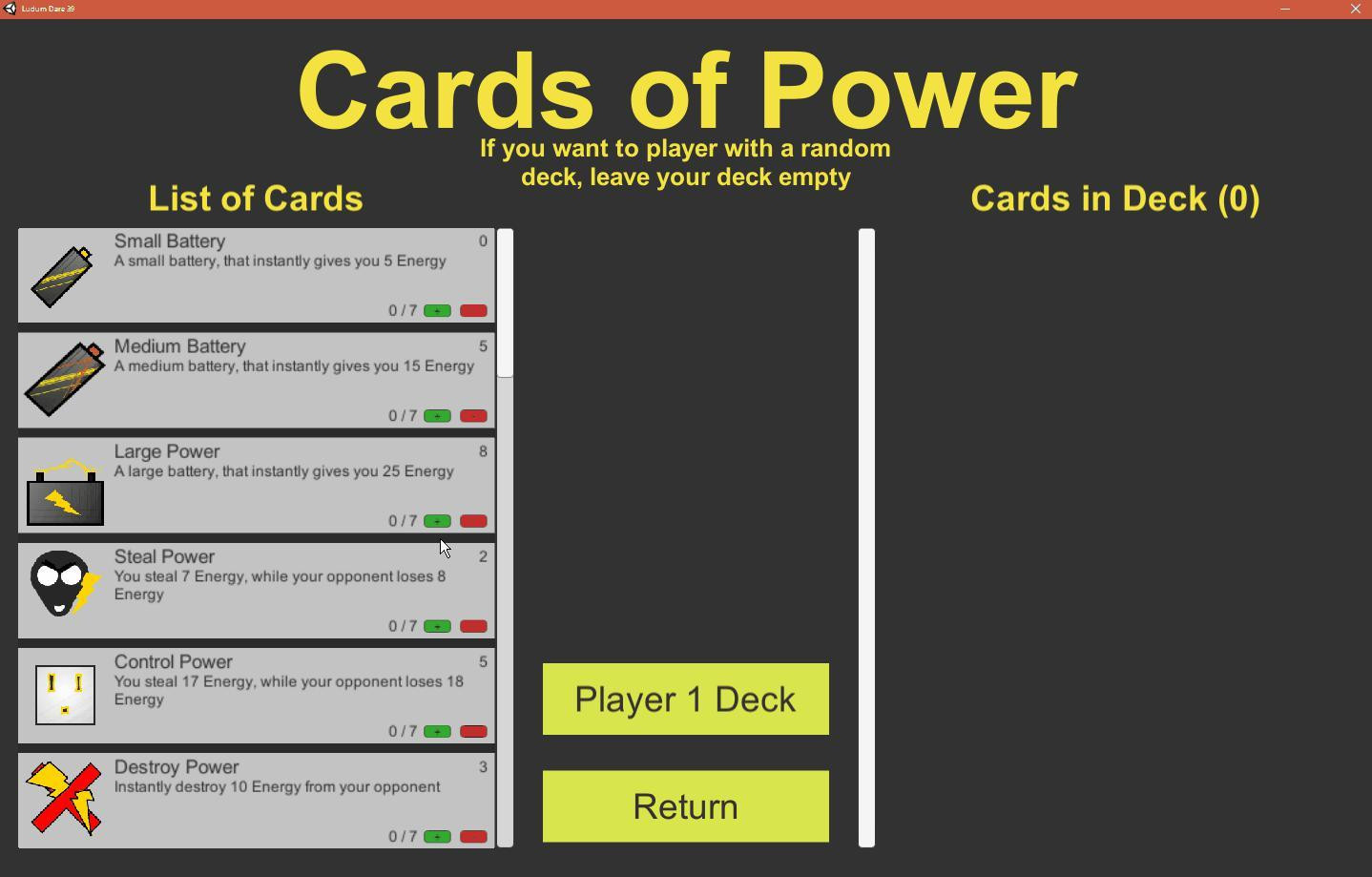 Cards of Power (itch) - кадр 2