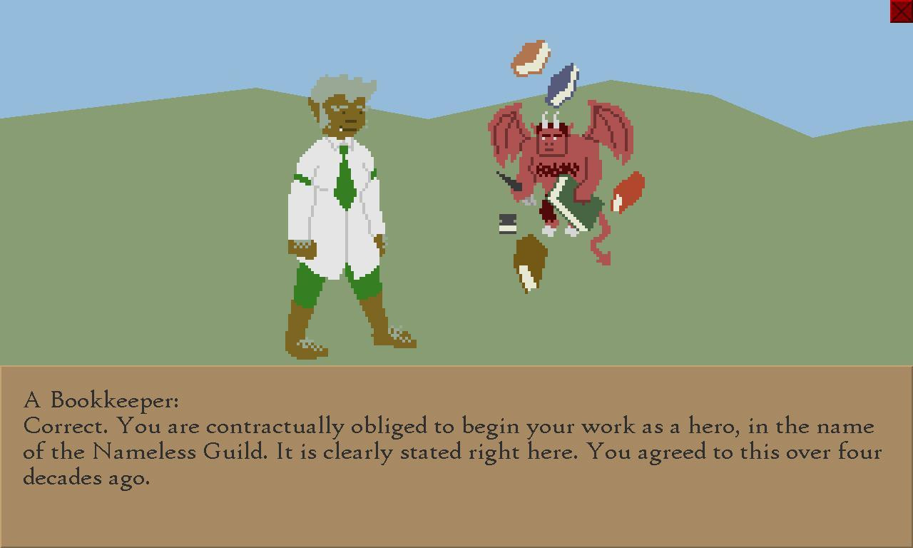 Contractual Hero: A Talky RPG (itch) - кадр 5