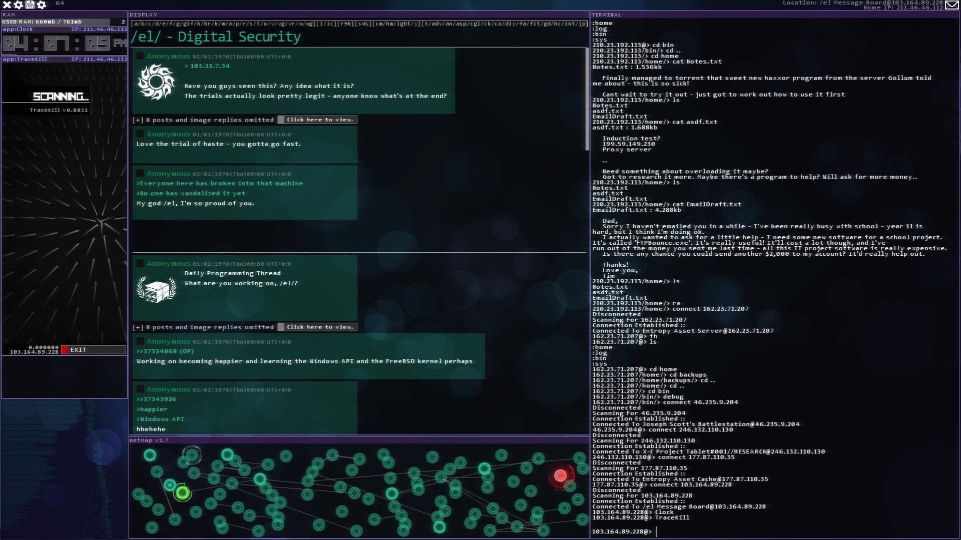 Hacknet (itch) - кадр 6