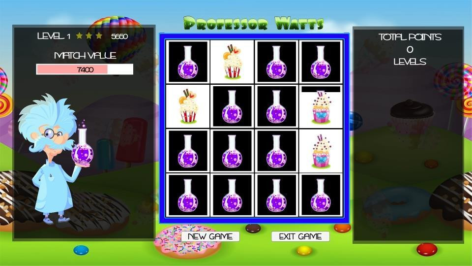 Professor Watts Memory Match: Yummy Cupcakes - кадр 5