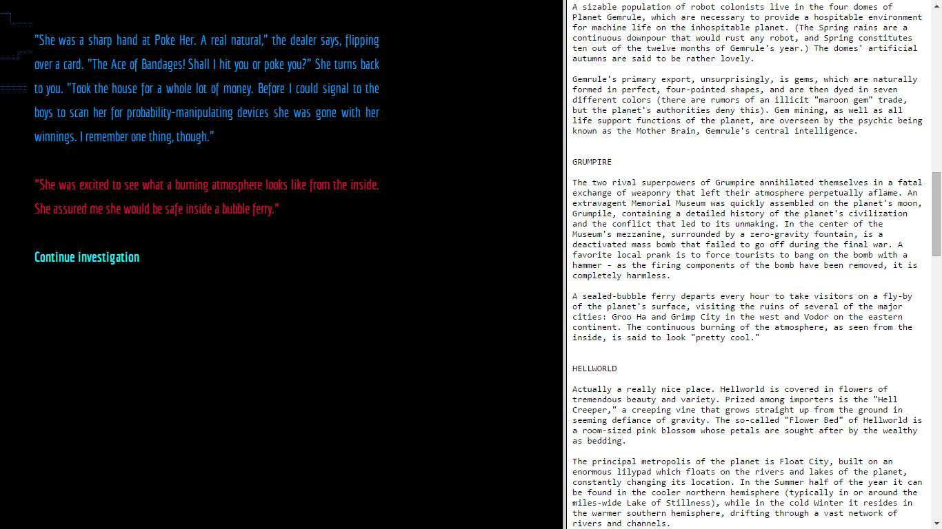 Twine And Punishment (itch) - кадр 6