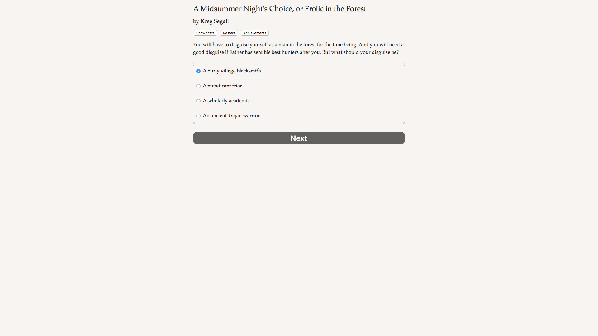 A Midsummer Night's Choice - кадр 6