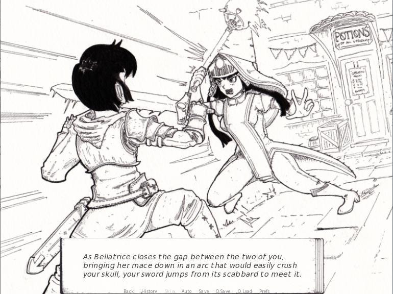 Travelling Hero: Bellatrice demo (itch) - кадр 4