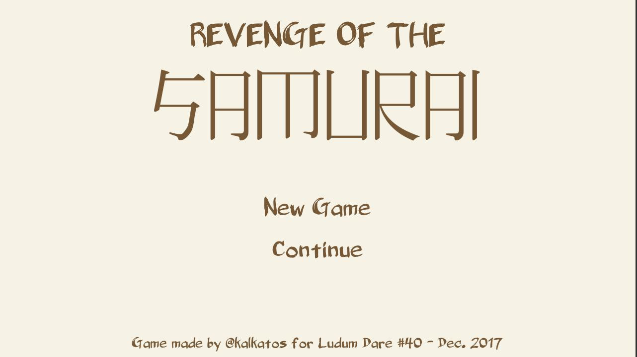 Revenge of the Samurai (itch) - кадр 5