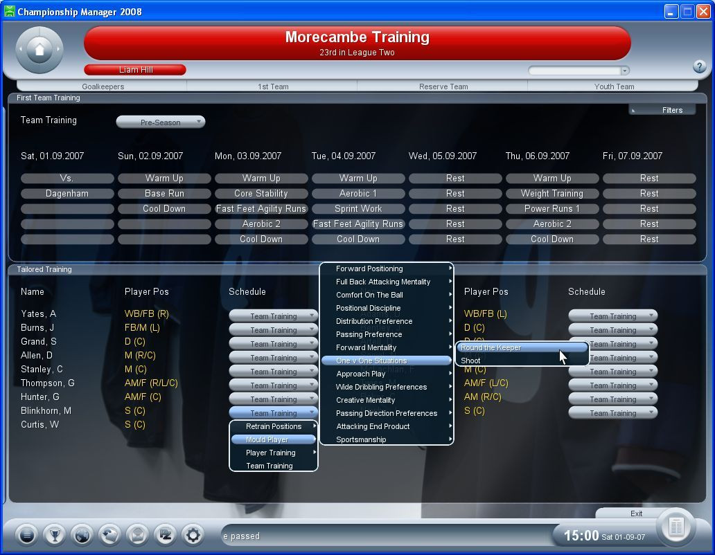 Championship Manager 2008 - кадр 13