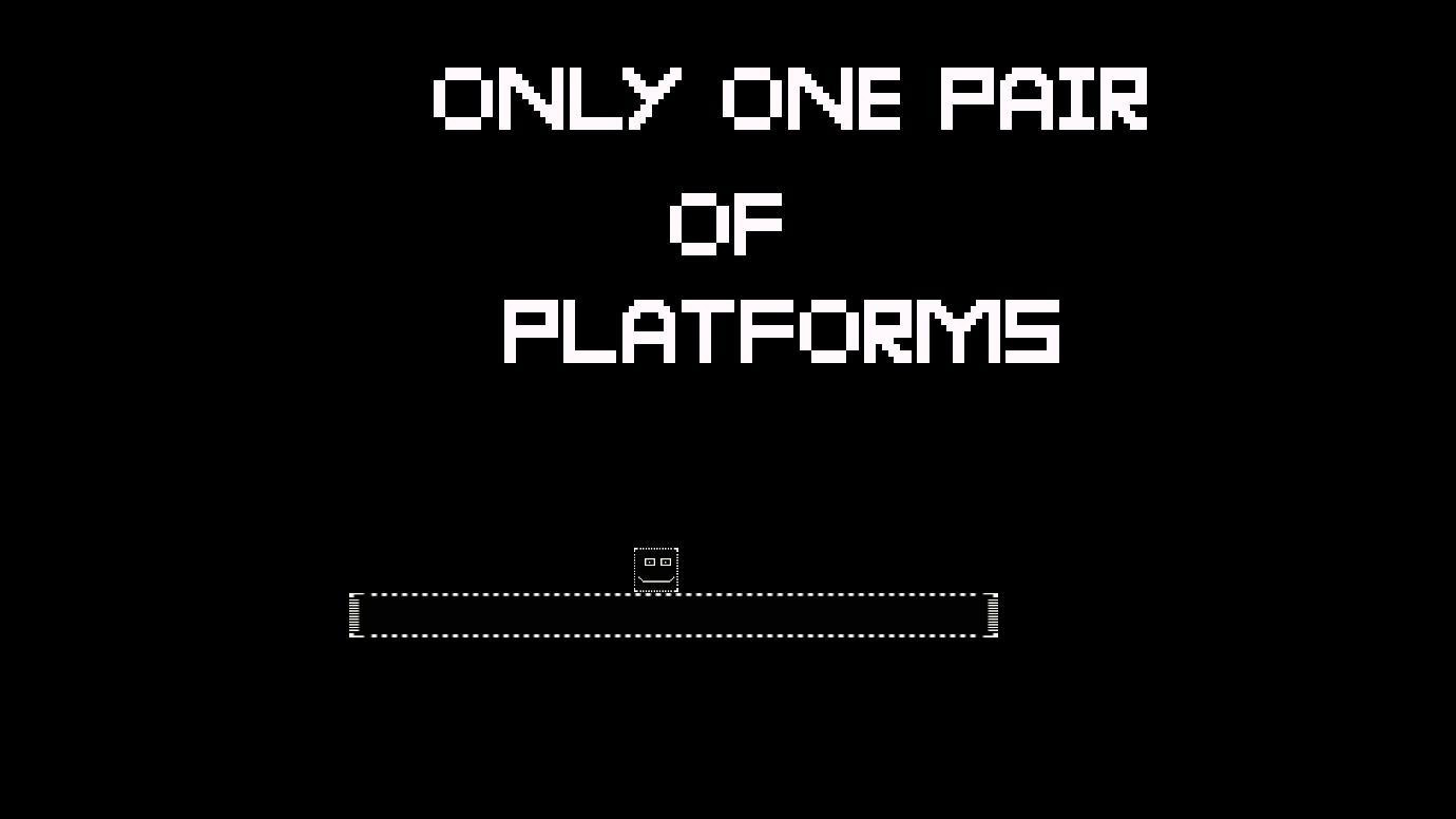 Only one pair of platforms (itch) - кадр 1