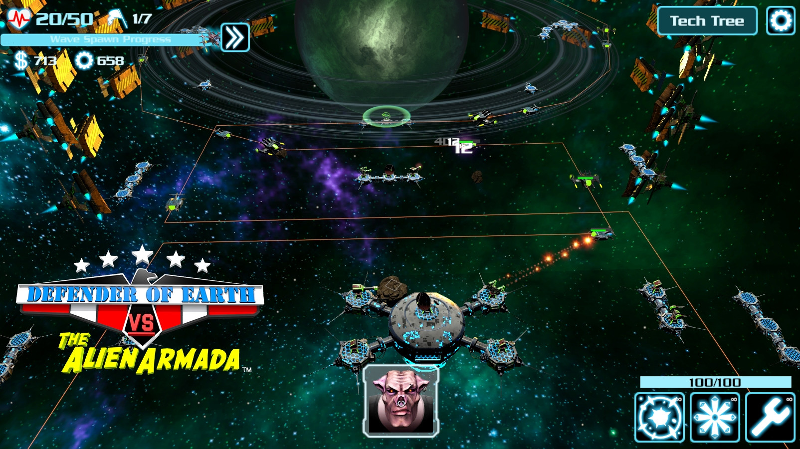 DEFENDER OF EARTH VS THE ALIEN ARMADA - кадр 14