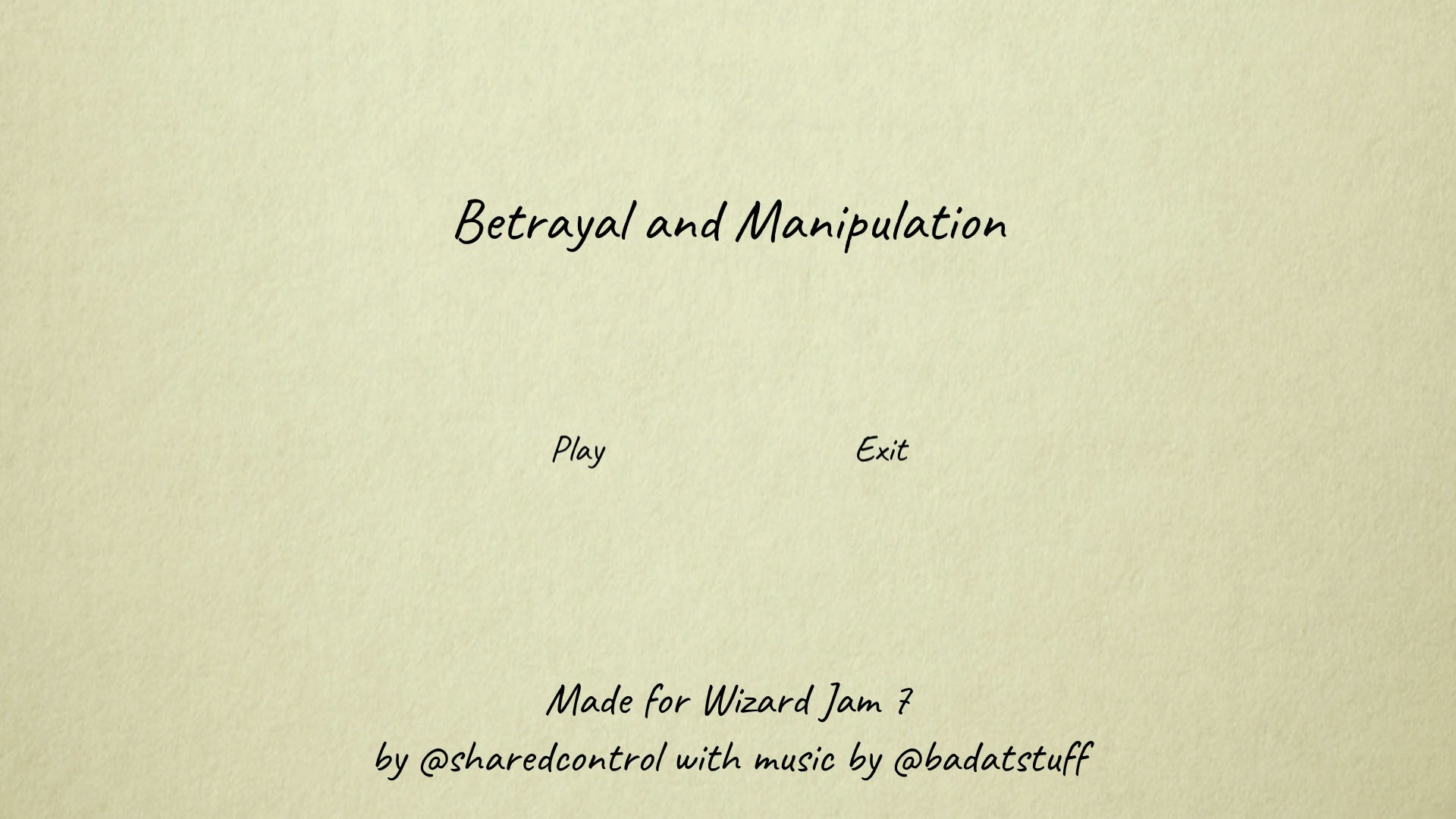 Betrayal and Manipulation (itch) - кадр 3