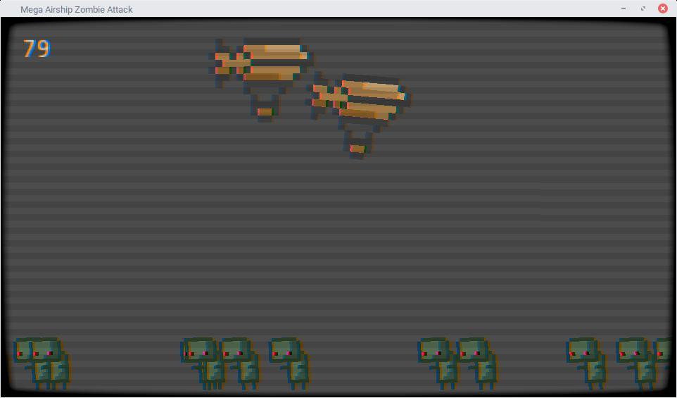 Mega Airship Zombie Attack (itch) - кадр 1