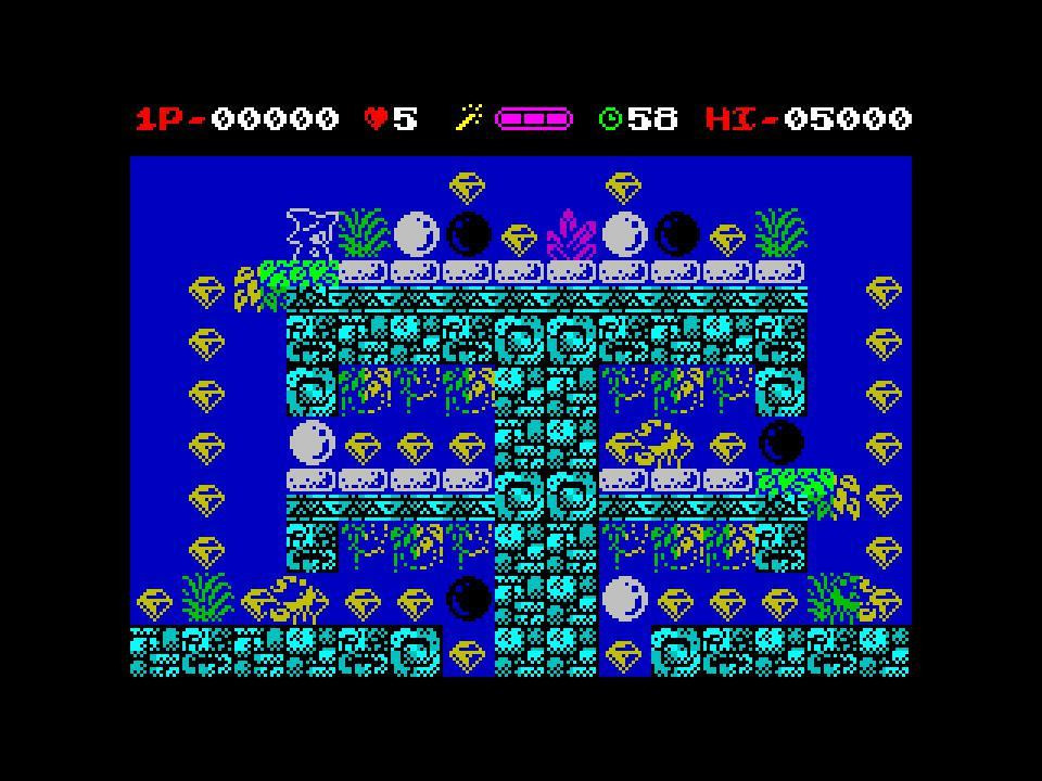 Black & White - DEMO - (ZX Spectrum 128K) (itch) - кадр 5