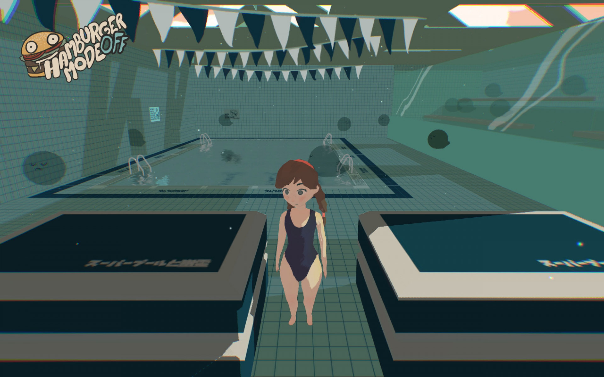Super Pools n' Ghosts: Hamburger Mode Edition (itch) - кадр 6