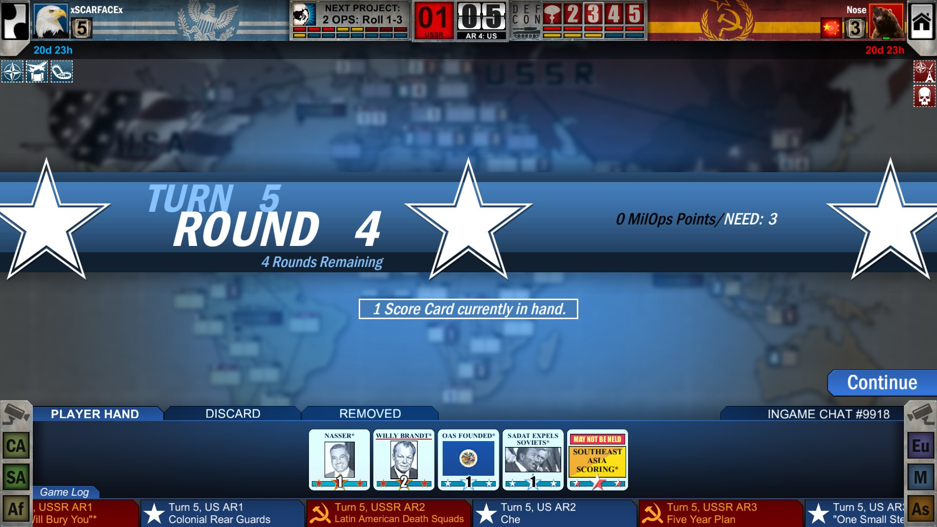 Twilight Struggle (itch) - кадр 9