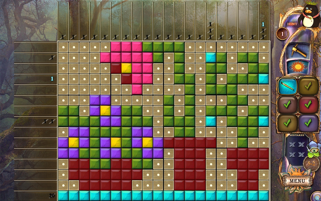 Fantasy Mosaics 20: Castle of Puzzles - кадр 5