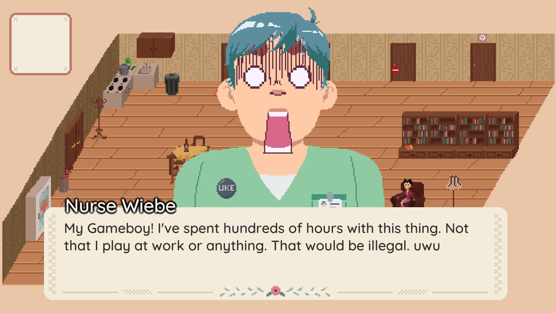 Last Minute Love – The Nursing Home Dating Sim (itch) - кадр 5
